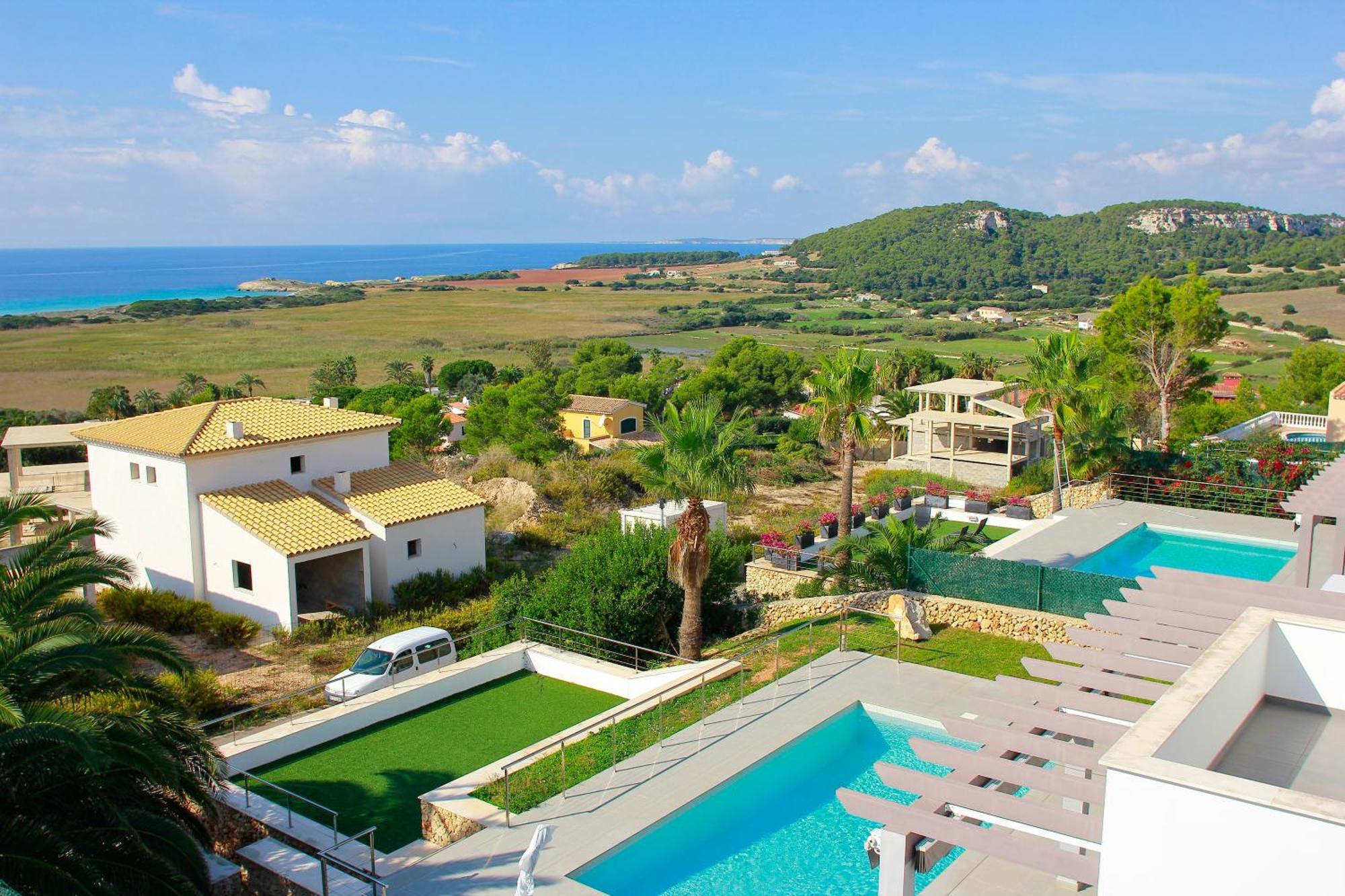 V196 Villa Brisa By Menorcarentals Villas Son Bou Exterior foto