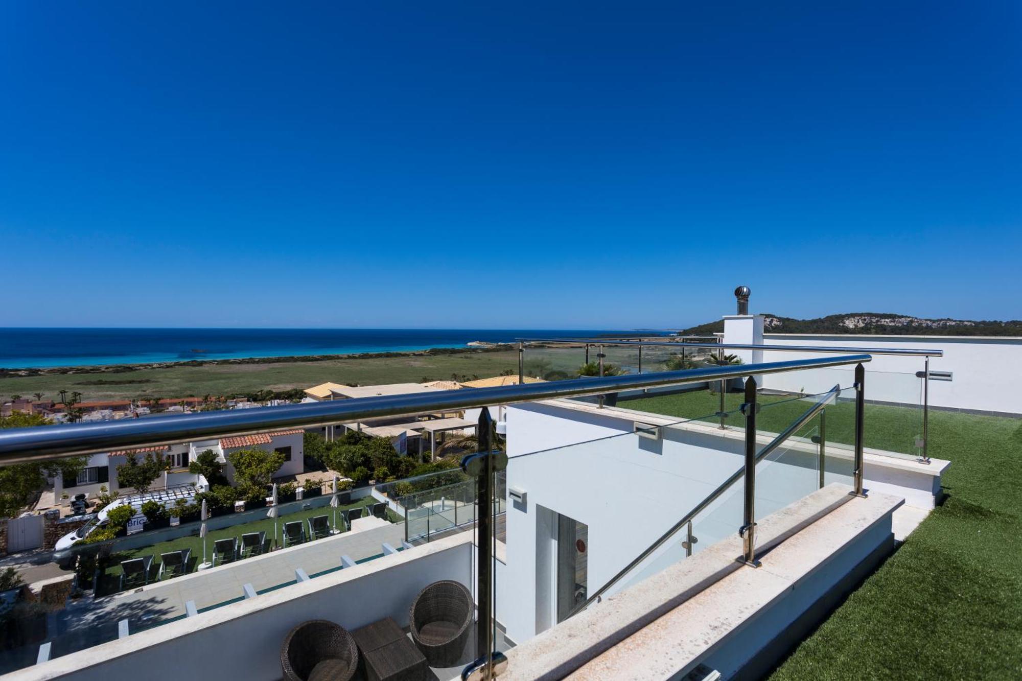 V196 Villa Brisa By Menorcarentals Villas Son Bou Exterior foto