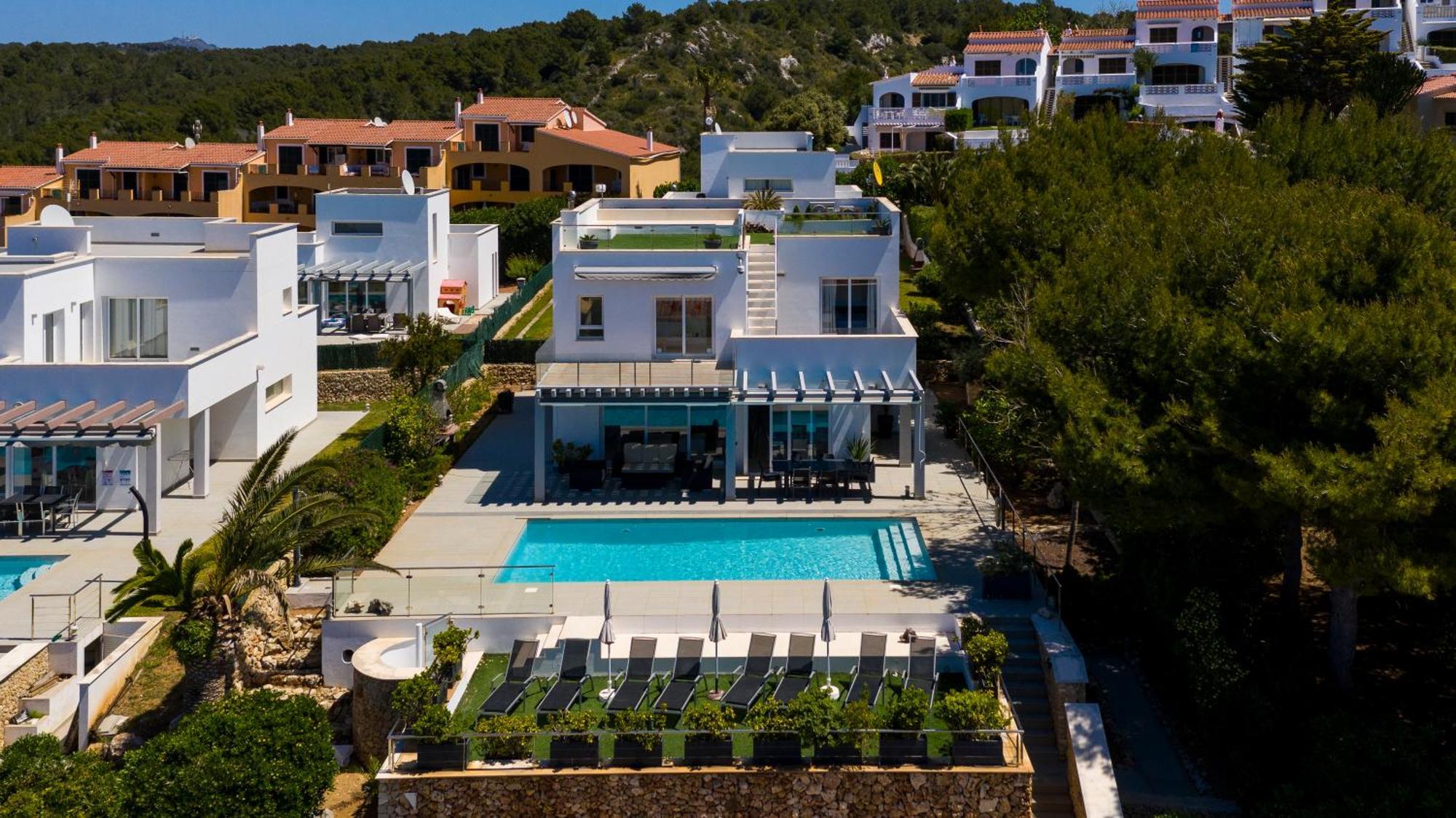 V196 Villa Brisa By Menorcarentals Villas Son Bou Exterior foto